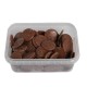 Ovalette Vollmilch Kuvertüre Schokolade Schmelz / Münze Schokolade 5 kg - 051-542 - Katsan Gıda